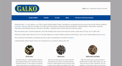 Desktop Screenshot of galko.cz