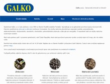 Tablet Screenshot of galko.cz